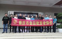 重庆市食品批发业协会吴安明会长率队考察天海星大健康产业园